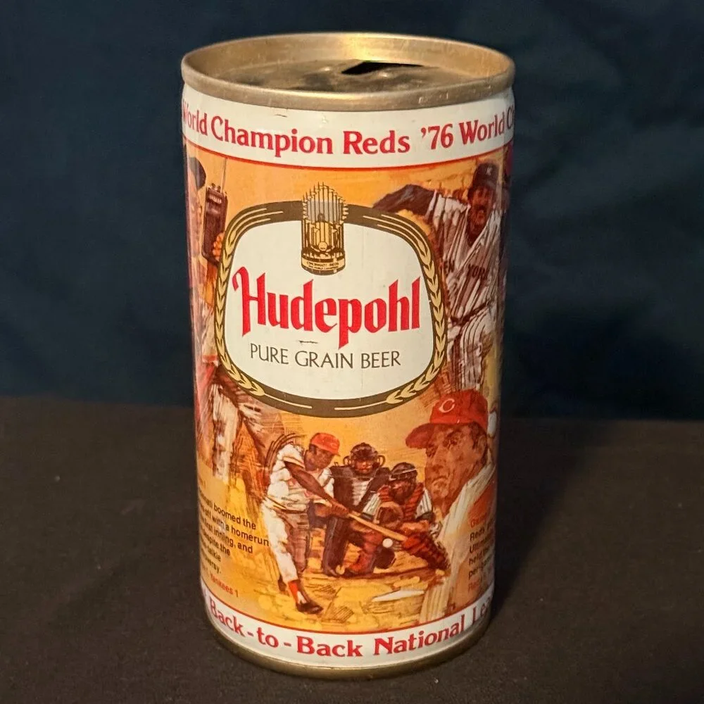 Hudepohl Pure Grain Vintage Beer can